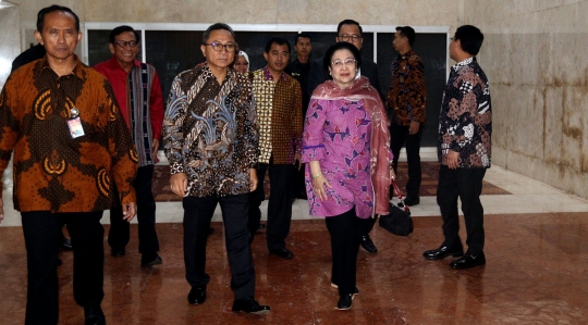 Megawati bertemu pimpinan MPR bahas program kerja BPIP