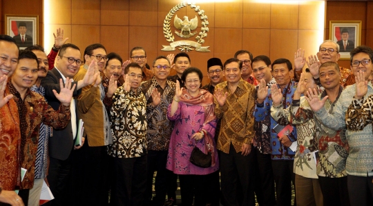 Megawati bertemu pimpinan MPR bahas program kerja BPIP