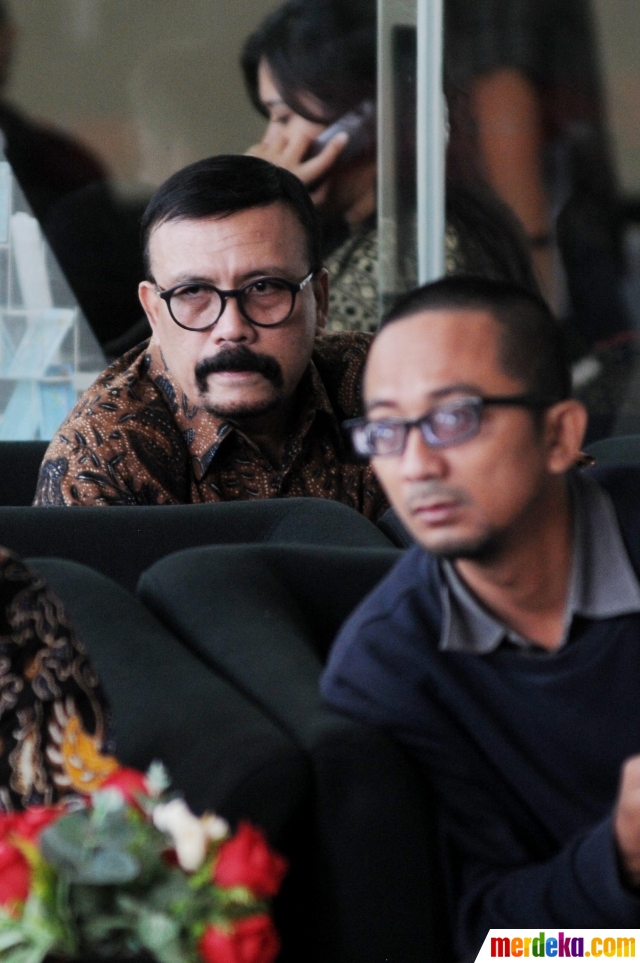 Foto : Aktor Leroy Osmani penuhi panggilan KPK merdeka.com