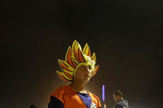 Kehebohan fans anime Dragon Ball di Meksiko saat nobar