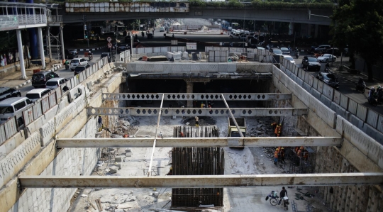 Sudah 90 persen, underpass Mampang beroperasi April