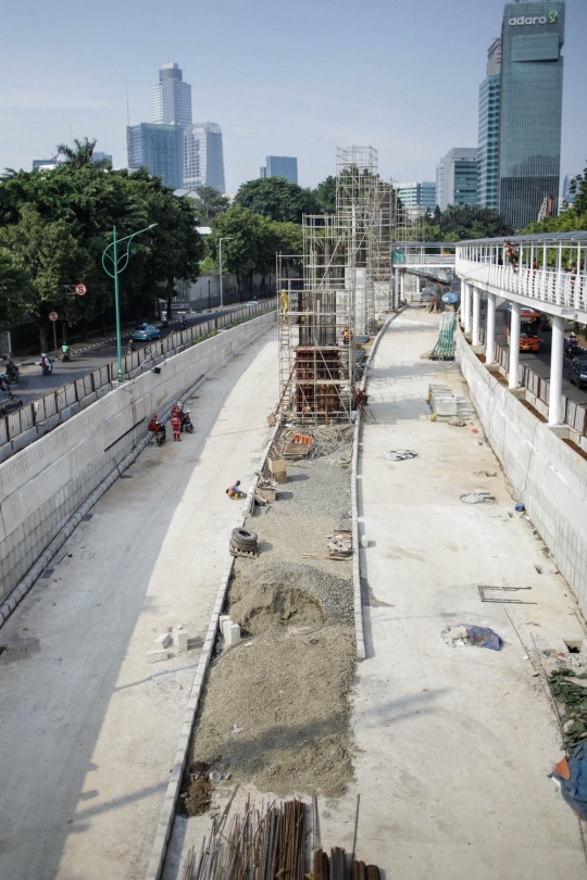 Sudah 90 persen, underpass Mampang beroperasi April