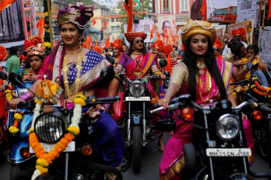 Begini cara wanita India rayakan Gudi Padwa