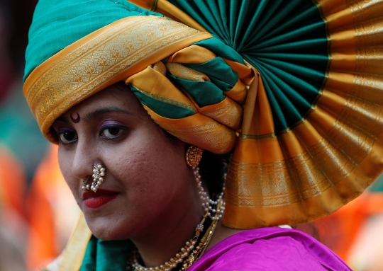 Begini cara wanita India rayakan Gudi Padwa