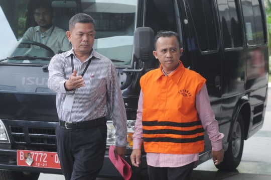 Pemeriksaan perdana Pengacara Agus Wiratno usai terjaring OTT