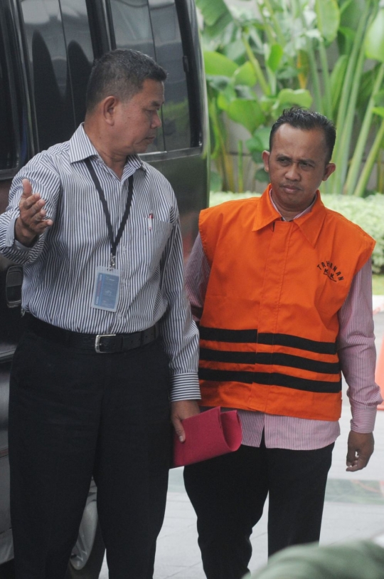 Pemeriksaan perdana Pengacara Agus Wiratno usai terjaring OTT
