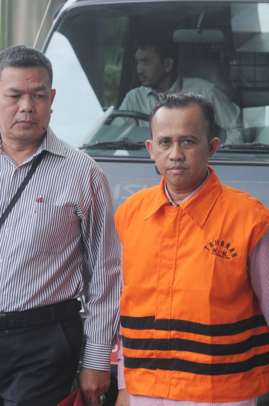 Pemeriksaan perdana Pengacara Agus Wiratno usai terjaring OTT