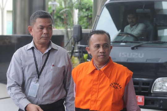 Pemeriksaan perdana Pengacara Agus Wiratno usai terjaring OTT