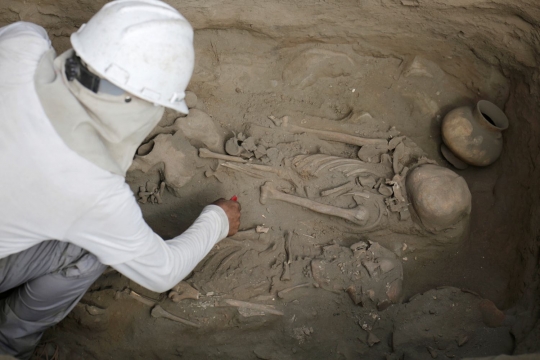 Penemuan makam bangsa Chimu dari abad ke-10 di Peru