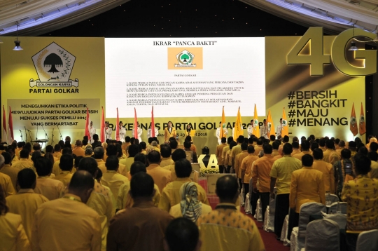 Rakernas Golkar 2018 resmi dibuka