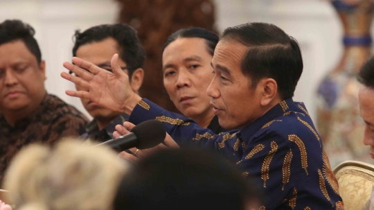 Keakraban Jokowi dan musisi bahas industri musik Tanah Air