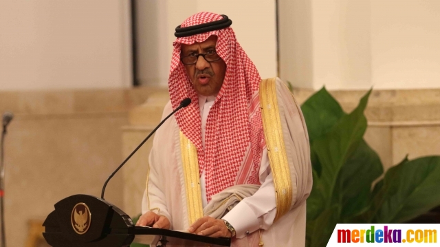 Foto : Jokowi dan Pangeran Saudi terima penghafal Alquran Foto : Jokowi dan Pangeran Saudi terima penghafal Alquran
