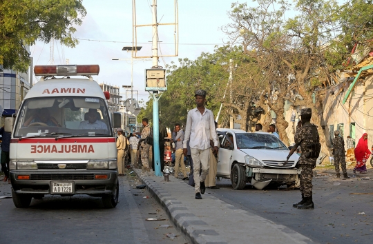 Mencekamnya serangan bom di Somalia yang tewaskan 14 orang