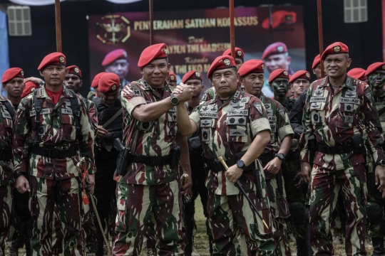 Mayjen Eko Margiyono resmi menjabat Danjen Kopassus