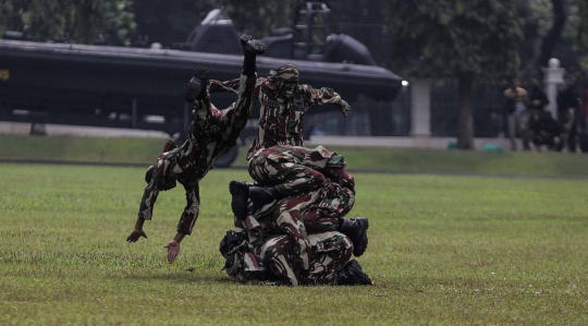 Melihat ketangguhan prajurit Kopassus saat bela diri