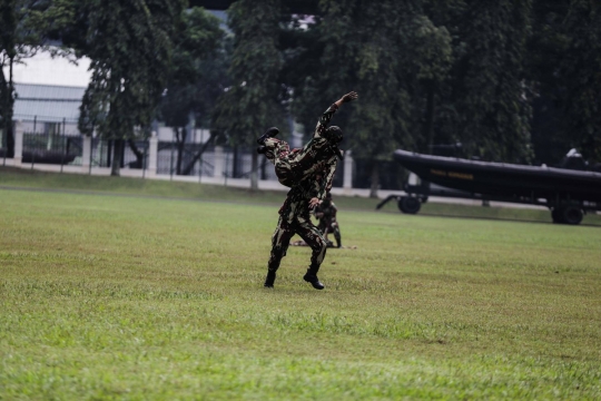 Melihat ketangguhan prajurit Kopassus saat bela diri