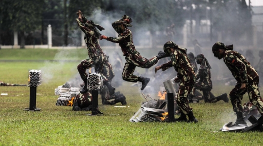 Melihat ketangguhan prajurit Kopassus saat bela diri