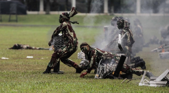 Melihat ketangguhan prajurit Kopassus saat bela diri