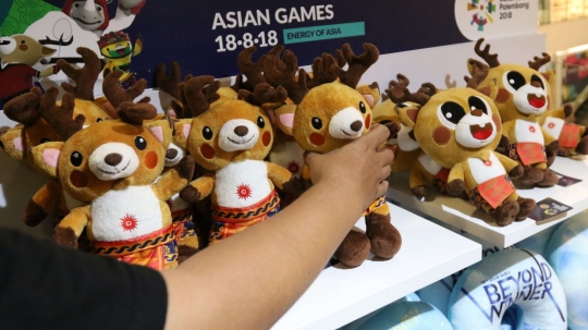 Yang lucu dan unik tampilan merchandise resmi Asian Games 2018