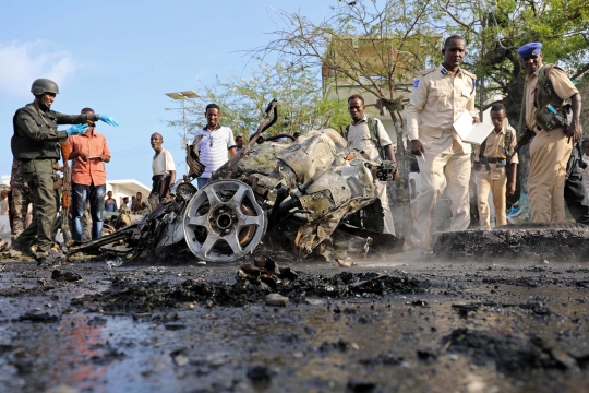 Tiga orang tewas dalam bom mobil di dekat parlemen Somalia