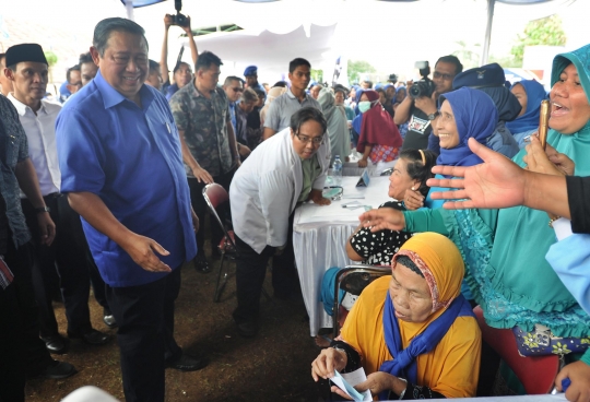 SBY hadiri pengobatan massal di Bogor