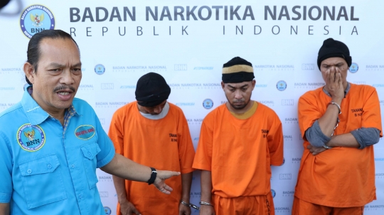 BNN beberkan 32 Kg sabu dari penangkapan tiga kasus berbeda sepanjang Maret