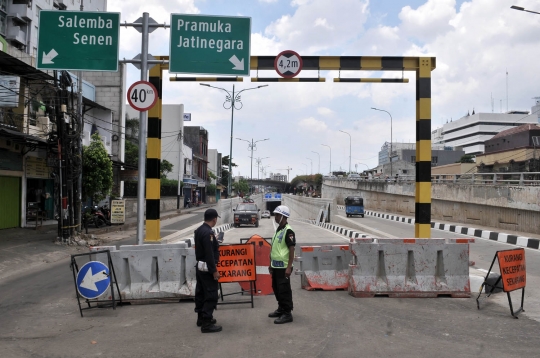 Uji coba Underpass Matraman diundur pekan depan