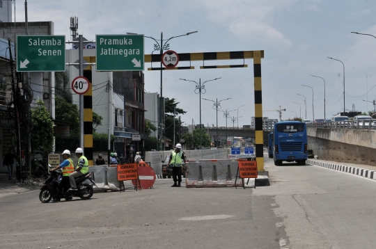 Uji coba Underpass Matraman diundur pekan depan