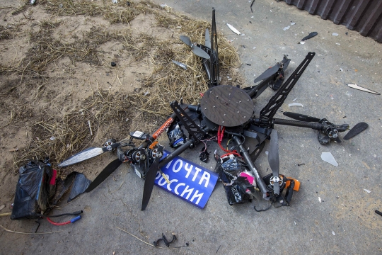 Baru diluncurkan, drone pengirim paket di Rusia langsung tabrak gedung