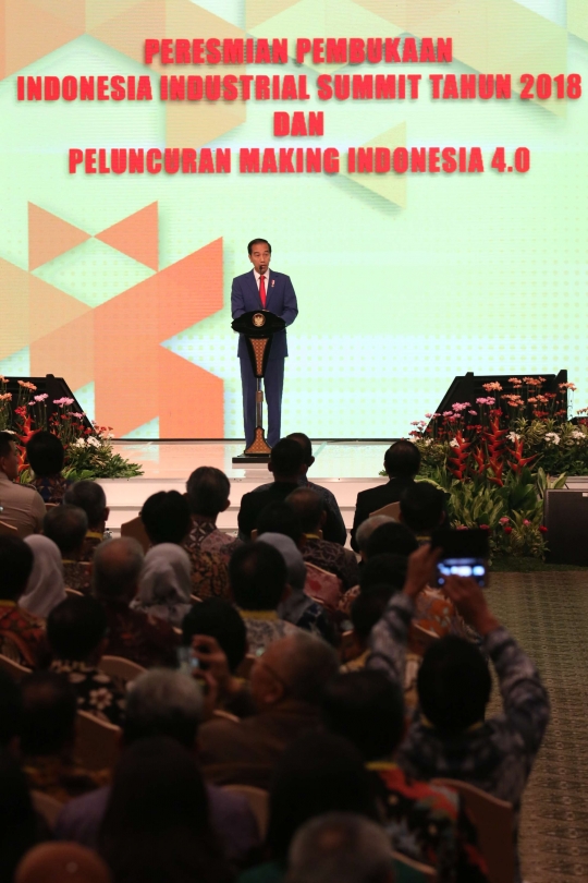 Jokowi resmi luncurkan Roadmap Revolusi Industri 4.0