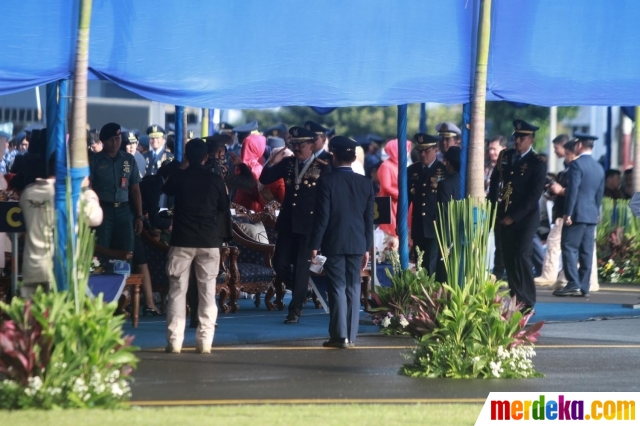 Foto : Peringatan HUT ke-72 TNI AU di Halim merdeka.com