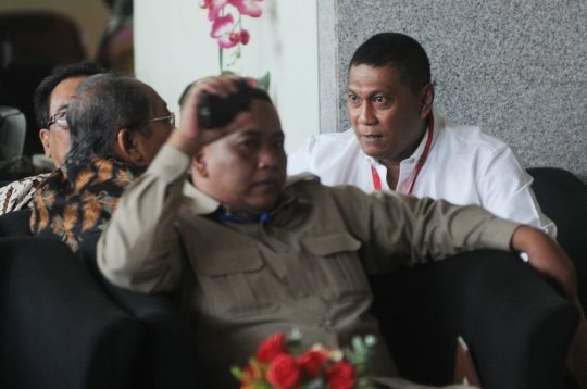 Anggota DPRD Sumut, Indra Alamsyah penuhi panggilan KPK