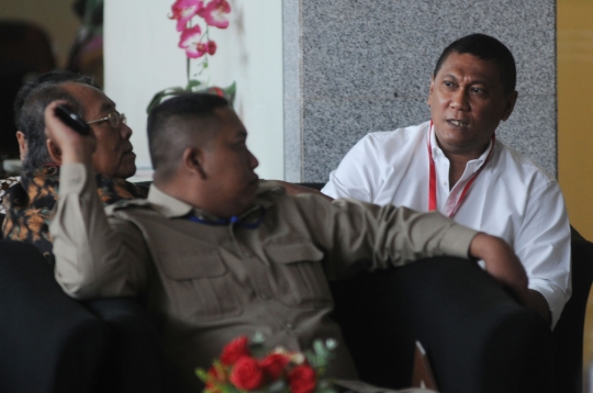 Anggota DPRD Sumut, Indra Alamsyah penuhi panggilan KPK