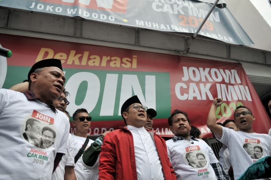 PKB deklarasi pasangan Jokowi-Cak Imin untuk Pilpres 2019