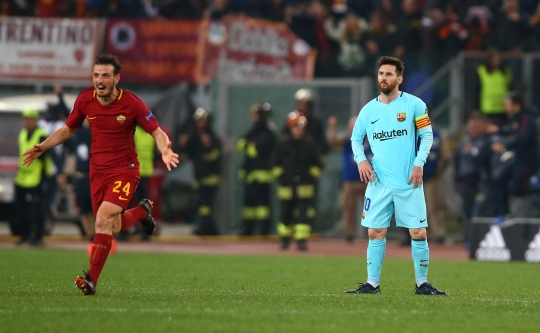 Barcelona kubur mimpi jadi juara Liga Champions usai dibantai AS Roma 0-3
