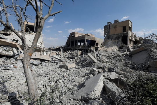 Pusat penelitian ilmiah Suriah hancur usai di rudal AS