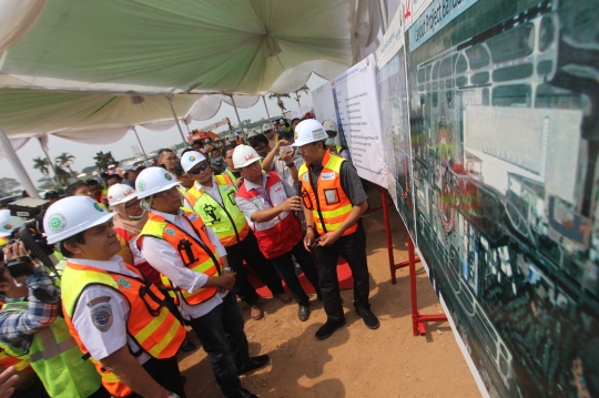 Menhub Budi Karya tinjau sejumlah proyek di Bandara Soekarno-Hatta