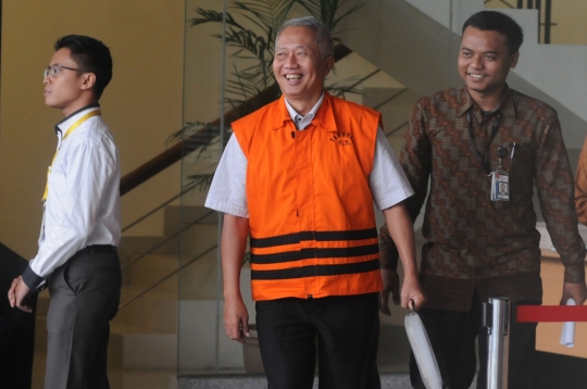 Semringah Dirjen Hubla usai diperiksa KPK