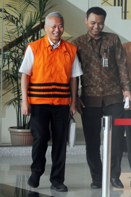Semringah Dirjen Hubla usai diperiksa KPK