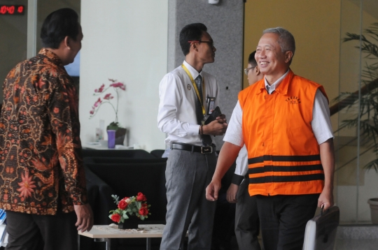 Semringah Dirjen Hubla usai diperiksa KPK