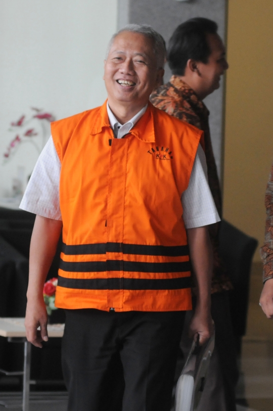 Semringah Dirjen Hubla usai diperiksa KPK