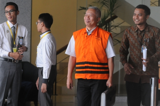 Semringah Dirjen Hubla usai diperiksa KPK