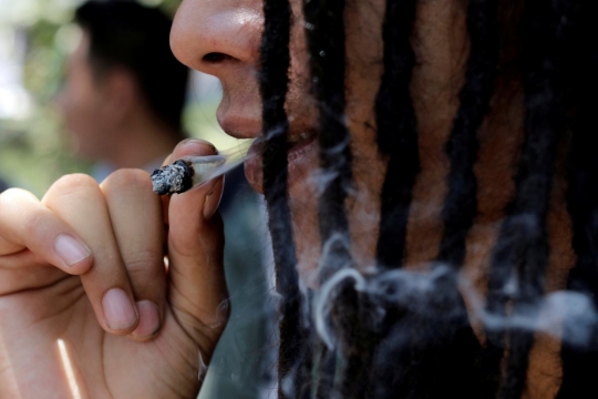 Di festival ini warga Meksiko bebas isap ganja