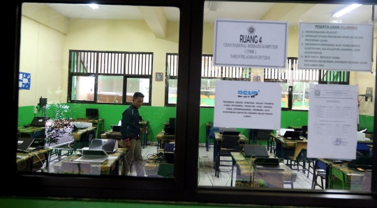 Persiapan SMPN 34 Pademangan jelang UNBK