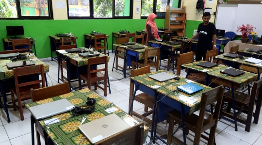 Persiapan SMPN 34 Pademangan jelang UNBK