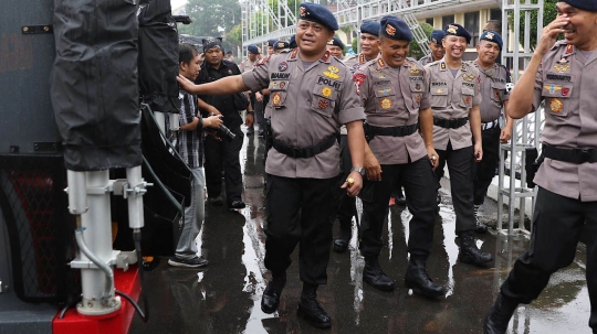 Pasukan Brimob gelar apel pengamanan jelang Hari Buruh hingga Asian Games