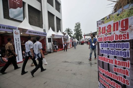 Kreativitas ratusan narapidana di Indonesian Prison Art Festival 2018