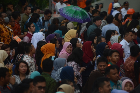 Melihat aksi BNPB dalam simulasi penaggulangan bencana