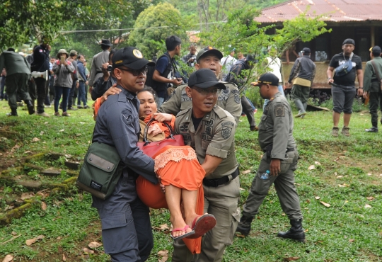 Pembongkaran vila ilegal di Pondok Berburu Cisadon