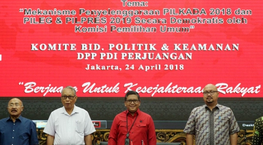 Diskusi PDIP dengan KPU bahas Pemilu 2019 yang demokratis